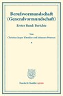 Buchcover Berufsvormundschaft (Generalvormundschaft).