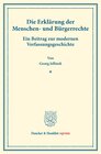 Buchcover Die Erklärung der Menschen- und Bürgerrechte.