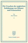 Buchcover Die Ursachen der ungleichen Entlohnung von Männer- und Frauenarbeit.