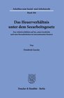 Buchcover Das Heuerverhältnis unter dem Seearbeitsgesetz.