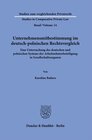 Buchcover Unternehmensmitbestimmung im deutsch-polnischen Rechtsvergleich.