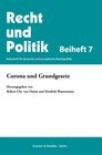 Buchcover Corona und Grundgesetz.