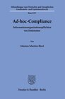 Buchcover Ad-hoc-Compliance.