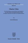 Buchcover Charter Cities.