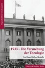 Buchcover 1933 – Die Versuchung der Theologie.