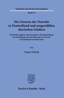 Buchcover Die Grenzen der Notwehr in Deutschland und ausgewählten slawischen Ländern.