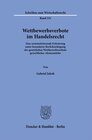 Buchcover Wettbewerbsverbote im Handelsrecht.