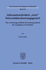 Buchcover Informationsfreiheit ›trotz‹ Netzwerkdurchsetzungsgesetz?