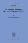 Buchcover Der Aufsichtsrat in staatlichen Eigen- und Beteiligungsgesellschaften.