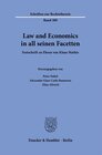 Buchcover Law and Economics in all seinen Facetten.