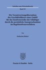 Buchcover Die Verantwortungsübernahme des Geschäftsführers einer GmbH für das Insolvenzrisiko der Gläubiger durch die persönliche 