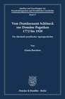 Buchcover Vom Domänenamt Schöneck zur Domäne Pogutken 1772 bis 1920.