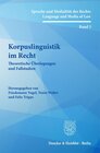 Buchcover Korpuslinguistik im Recht.