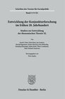 Buchcover Entwicklung der Konjunkturforschung im frühen 20. Jahrhundert.