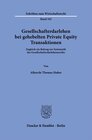 Buchcover Gesellschafterdarlehen bei gehebelten Private Equity Transaktionen.