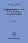 Buchcover Das menschenrechtliche Prinzip des Non-Refoulement vor den Vertragsorganen der Vereinten Nationen.