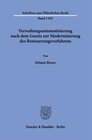 Buchcover Verwaltungsautomatisierung nach dem Gesetz zur Modernisierung des Besteuerungsverfahrens.