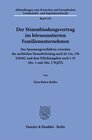 Buchcover Der Stimmbindungsvertrag im börsennotierten Familienunternehmen.