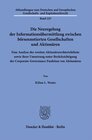 Buchcover Die Neuregelung der Informationsübermittlung zwischen börsennotierten Gesellschaften und Aktionären.