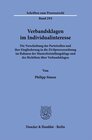 Buchcover Verbandsklagen im Individualinteresse.