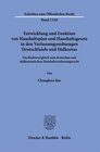 Buchcover Entwicklung und Funktion von Haushaltsplan und Haushaltsgesetz in den Verfassungsordnungen Deutschlands und Südkoreas.