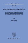 Buchcover Artificial Intelligence und Strafrecht.