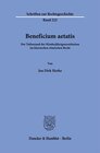 Buchcover Beneficium aetatis.