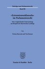 Buchcover "Extremismusklauseln" im Parlamentsrecht