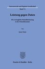 Buchcover Leistung gegen Daten
