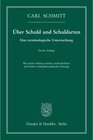 Buchcover Über Schuld und Schuldarten.