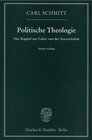 Buchcover Politische Theologie.