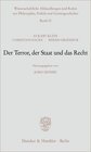 Buchcover Der Terror, der Staat und das Recht.