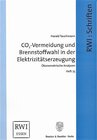 Buchcover CO2-Vermeidung und Brennstoffwahl in der Elektrizitätserzeugung.