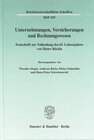 Buchcover Unternehmungen, Versicherungen und Rechnungswesen.
