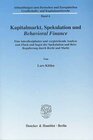 Buchcover Kapitalmarkt, Spekulation und Behavioral Finance.