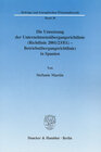 Buchcover Die Umsetzung der Unternehmensübergangsrichtlinie (Richtlinie 2001/23/EG - Betriebsübergangsrichtlinie) in Spanien.