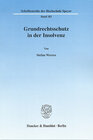 Buchcover Grundrechtsschutz in der Insolvenz.