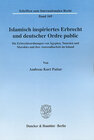 Buchcover Islamisch inspiriertes Erbrecht und deutscher Ordre public.