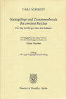 Buchcover Staatsgefüge und Zusammenbruch des zweiten Reiches.