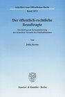 Buchcover Der öffentlich-rechtliche Beauftragte.