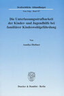 Buchcover Die Unterlassungsstrafbarkeit der Kinder- und Jugendhilfe bei familiärer Kindeswohlgefährdung.