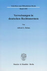 Buchcover Verweisungen in deutschen Rechtsnormen.