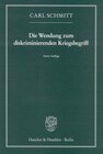 Buchcover Die Wendung zum diskriminierenden Kriegsbegriff.