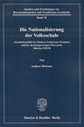 Buchcover Die Nationalisierung der Volksschule.