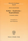 Buchcover Kultur - Konfession - Regionalismus.