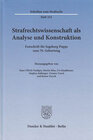 Buchcover Strafrechtswissenschaft als Analyse und Konstruktion.