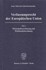 Buchcover Verfassungsrecht der Europäischen Union.