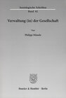 Buchcover Verwaltung (in) der Gesellschaft.