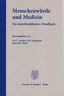 Buchcover Menschenwürde und Medizin.