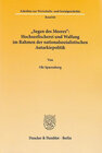 Buchcover 'Segen des Meeres': Hochseefischerei und Walfang im Rahmen der nationalsozialistischen Autarkiepolitik.